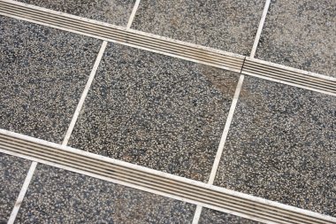 the surface of the asphalt