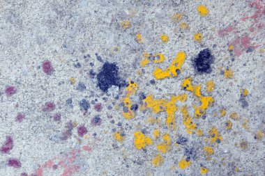 Zeminin yüzeyinde soyut biçim 