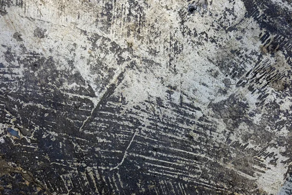 Çizik ve çatlaklarla dolu eski duvar dokusu