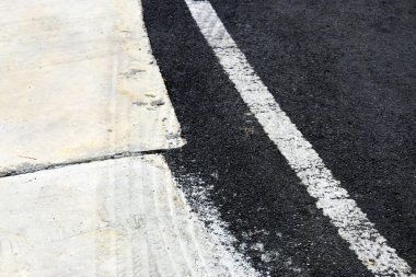 Yeni yıl yolunun beyaz çizgi işareti, arkaplan dokusu