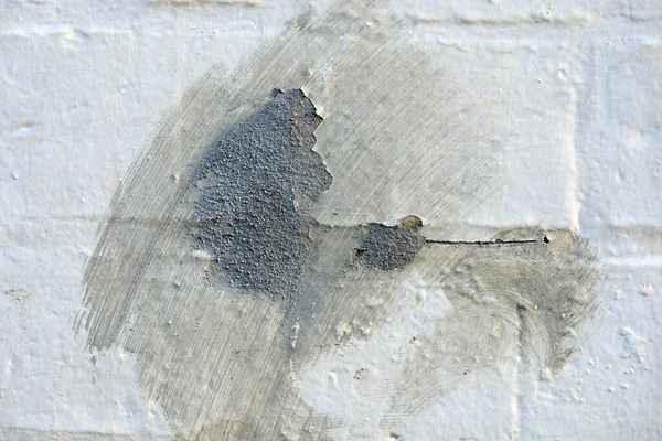 Eski Yıpranmış Çatlak Duvar Çatlakları Çiziklerle Arka Plan Olarak Kullanılabilir — Stok fotoğraf
