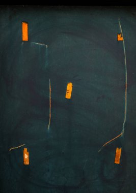 beyaz harfli tebeşir çizimi, sayılar, boşluk