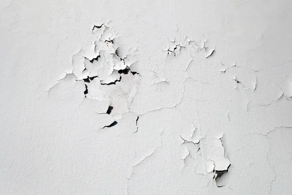 Tinta Rachada Concreto Textura Fundo Branco — Fotografia de Stock