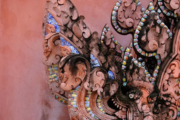 Piękne Kolorowe Tajskie Sztuki — Zdjęcie stockowe