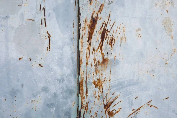 塗装や傷で錆びた金属の質感 古い金属の背景 — ストック写真