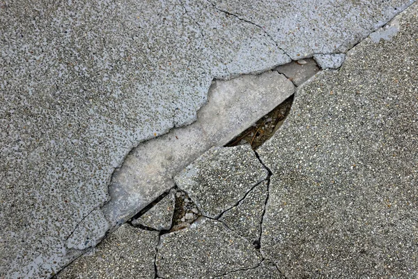 Broken Concrete Wall Cracks Scratches —  Fotos de Stock