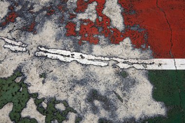 Eski paslı metalin çatlak arkaplanındaki grunge dokusu