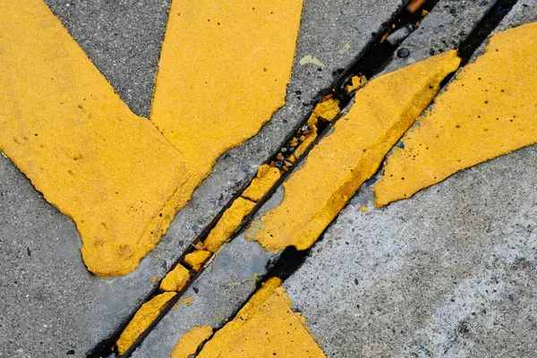 Abstract Yellow Sign Street — Stock Photo, Image