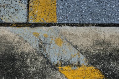 sarı ve gri asfalt desen arkaplan, boşluğu kopyala