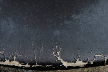 siyah deri doku arkaplanı