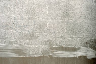 Alçı ve çimento desenli gri beton duvar