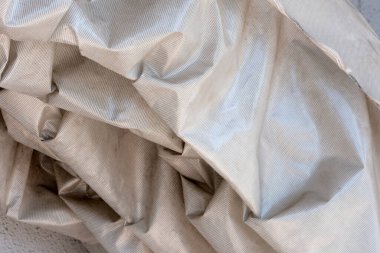 beyaz buruşmuş buruşuk buruşmuş buruşuk kağıt doku arka planı