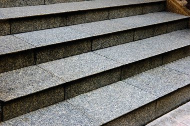stone stairs on the street
