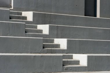 Parktaki merdivenler.