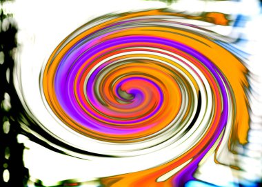 Işık ve yarıçaplı soyut fraktal arkaplan