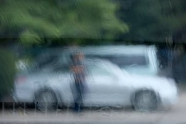 Şehirde bulanık araba