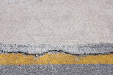 çatlaklı asfalt dokusu ve arkaplan