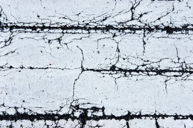 Siyah ve beyaz beton doku kırık.