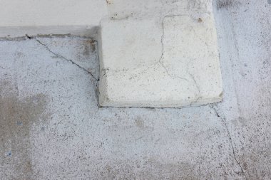 Çatlaklı betonun dokusu