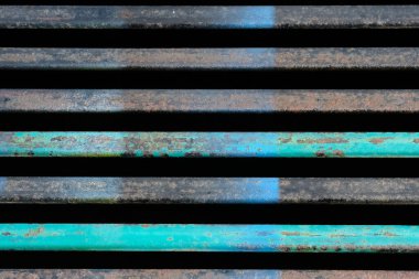 Çizik ve çatlaklarla metal doku