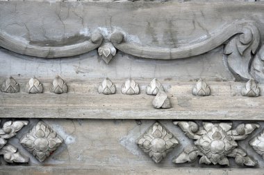 mermer sütunun ayrıntısı