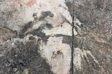 çatlaklara ve çiziklere sahip eski beton duvar arka planı