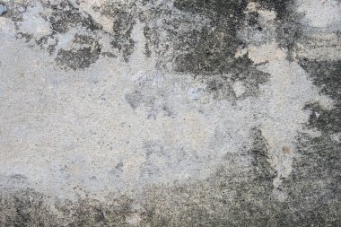 Çatlakları, çizikleri, çizikleri olan eski beton bir doku.