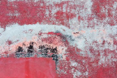 kırmızı boyanmış metal duvar arkaplanı.