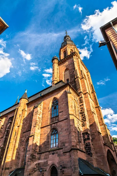 Церковь Святого Духа Гейдельберге Баден Вюртемберг Германия — стоковое фото