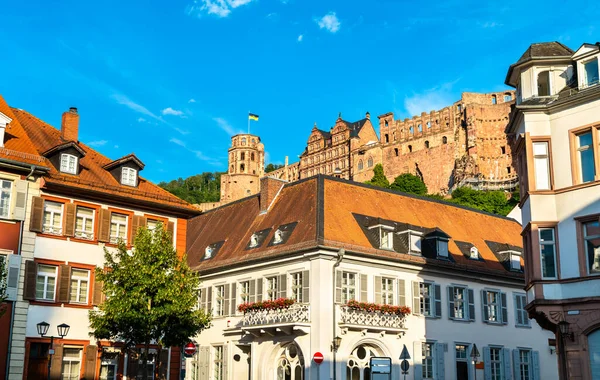 Schloss Über Der Stadt Heidelberg Baden Württemberg Deutschland — Stockfoto