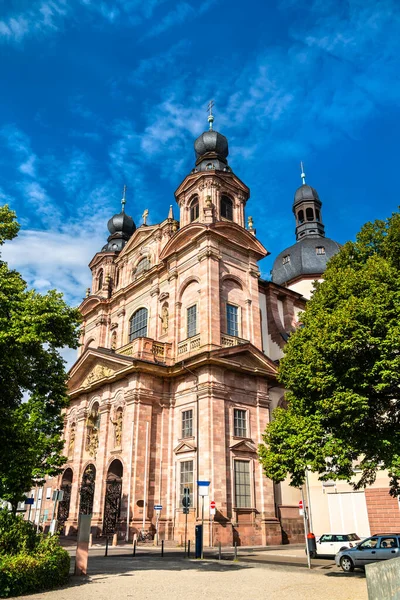 Jesuitkyrkan Mannheim Baden Wuerttemberg Tyskland — Stockfoto