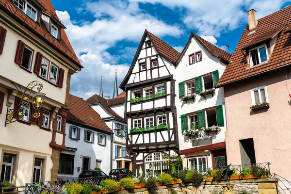 Architektura Tradycyjna Bad Wimpfen Koło Heilbronn Regionie Badenia Wirtembergia Południowych — Zdjęcie stockowe