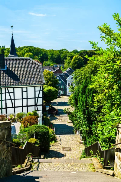 Historic Half Timbered Slate Houses Solingen Grafrath North Rhine Westphalia — Stock Photo, Image
