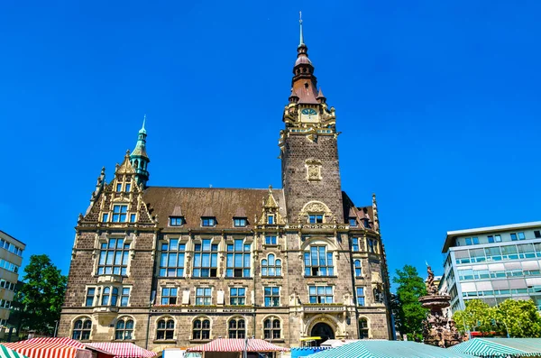 德国北莱茵 威斯特法伦州Wuppertal的Elberfeld市政厅 — 图库照片