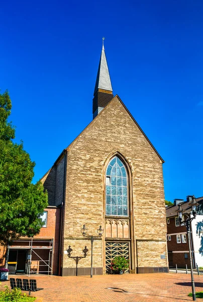 Iglesia Del Carmelo Puerto Interior Duisburgo Renania Del Norte Westfalia —  Fotos de Stock