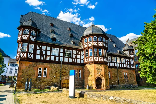 Nouveau Château Colombages Giessen Hessen Allemagne — Photo