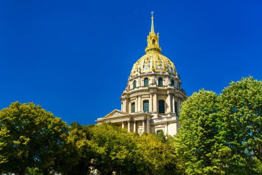 The Dome Church of the Invalides in Paris, France. The burial place of Napoleon Bonaparte and other notable French figures.