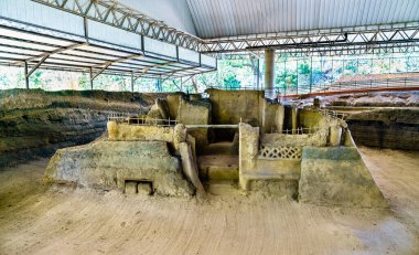 Ancient Maya site of Joya de Ceren, UNESCO world heritage in El Salvador