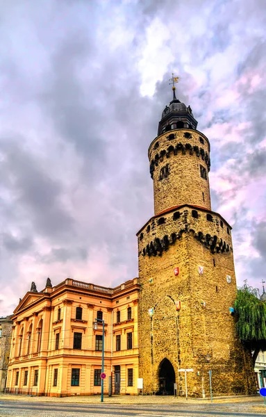 Městská Věž Reichenbach Goerlitzu Sasko Německo — Stock fotografie