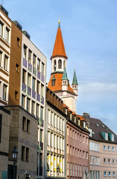 Münih Geleneksel Mimarisi Bavyera Almanya — Stok fotoğraf