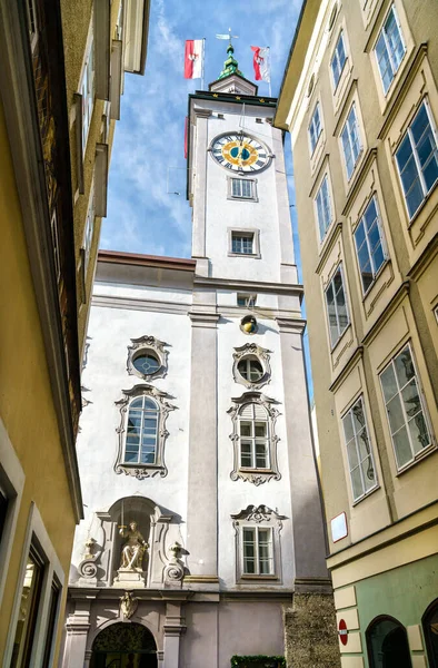 Vanha Kaupungintalo Salzburgin Vanhassa Kaupungissa Itävallassa — kuvapankkivalokuva