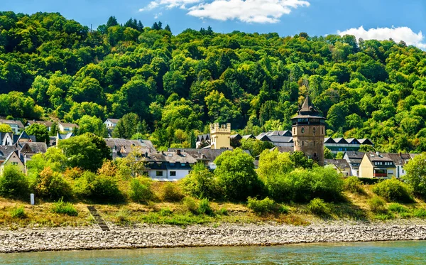 Medieval Towers Oberwesel Middle Rhine Germany — Photo