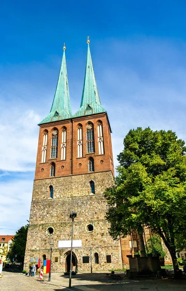 Nicholas Church Oudste Kerk Berlijn Duitsland — Stockfoto