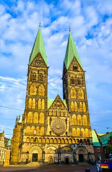 Katedra Piotra Bremie Północne Niemcy — Zdjęcie stockowe