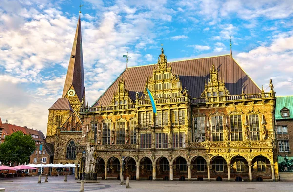 Stadhuis Bremen Unesco Werelderfgoed Duitsland — Stockfoto