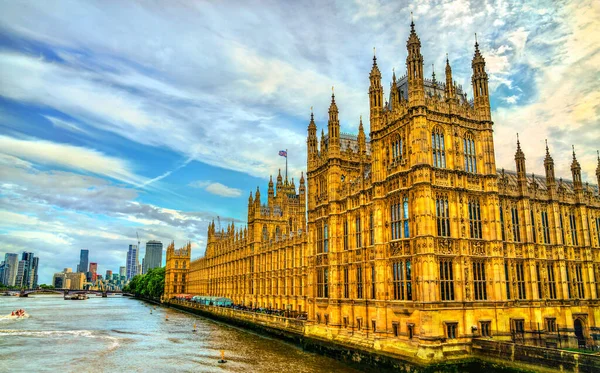 Der Palast Von Westminster London Der Themse England — Stockfoto
