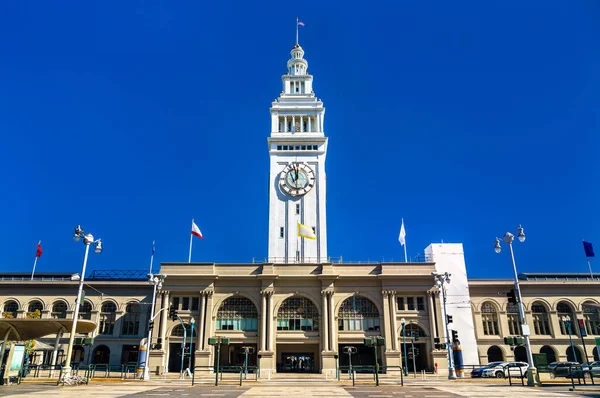 Ferry Building Embarcadero San Francisco Καλιφόρνια Ηνωμένες Πολιτείες Εικόνα Αρχείου