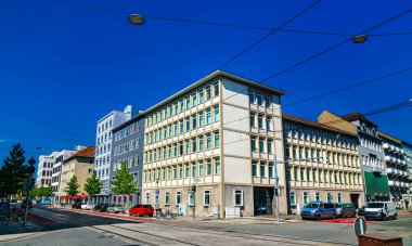 Aşağı Saksonya, Almanya 'da Hanover' in tipik mimarisi