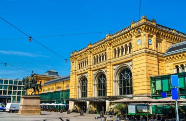 Aşağı Saksonya 'daki Hanover merkez tren istasyonu, Almanya