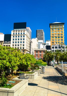 San Francisco şehir merkezi Union Square - California, ABD